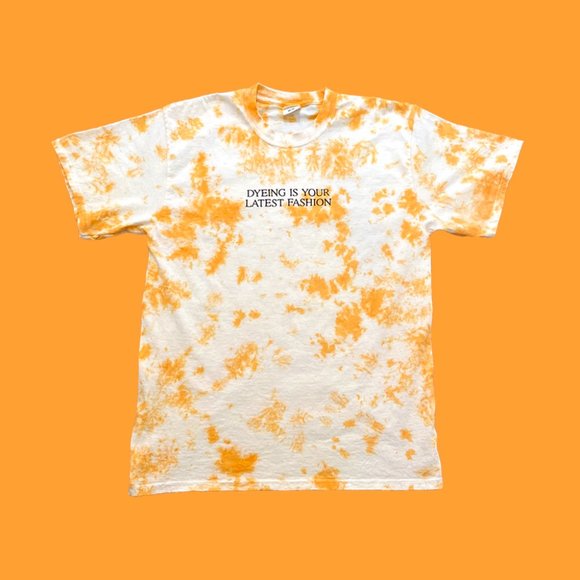 Dyeing Is Your Latest Fashion - Sunshine Orange Tie Dye T-Shirt - Picture 1 of 2